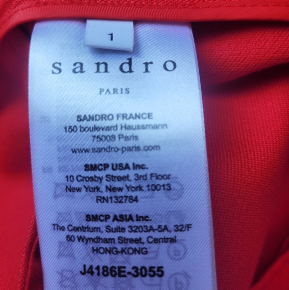 Sandro Paris Cotton Blend Skirt with Ruffled Pockets, VGUC, Size 1/ US size 4 - Picture 7 of 9